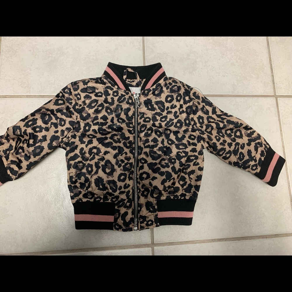 Toddler girl bomber jacket